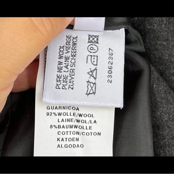 Louis Feraud Virgin wool floral embroidery jacket size 12 - Picture 11 of 12